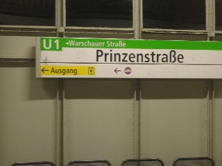 U-Bahnhof Prinzenstraße