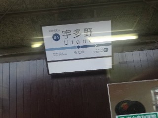宇多野駅 (B4)