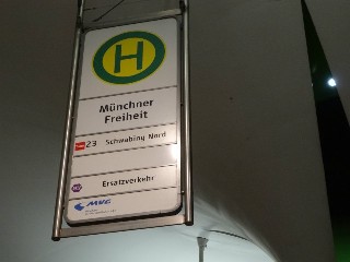 Haltestelle Münchner Freiheit