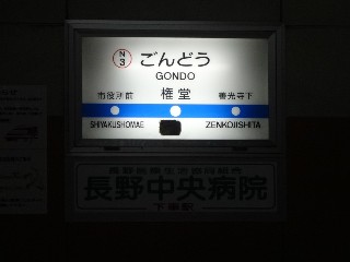 権堂駅