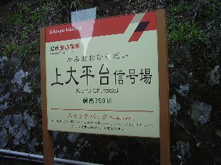 上大平台信号場