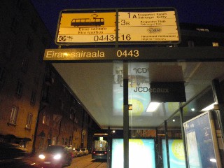 Eiran sairaalan raitiopysäkki