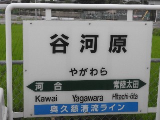 谷河原駅
