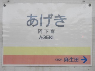 阿下喜駅