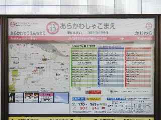 荒川車庫前停留場