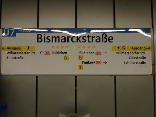 U-Bahnhof Bismarckstraße