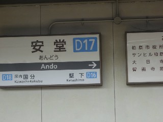 安堂駅 (D17)