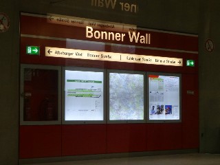 U-Bahn Haltestelle Bonner Wall