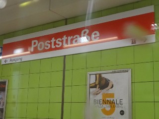 U-Bahn Haltestelle Poststraße