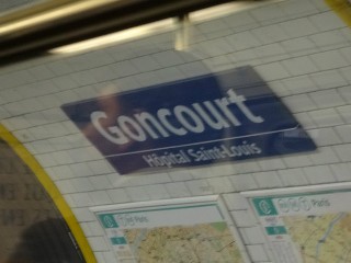 Station de métro de Goncourt