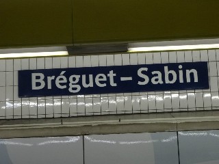 Station de métro de Bréguet Sabin