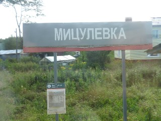 остановочный пункт Мицулёвка